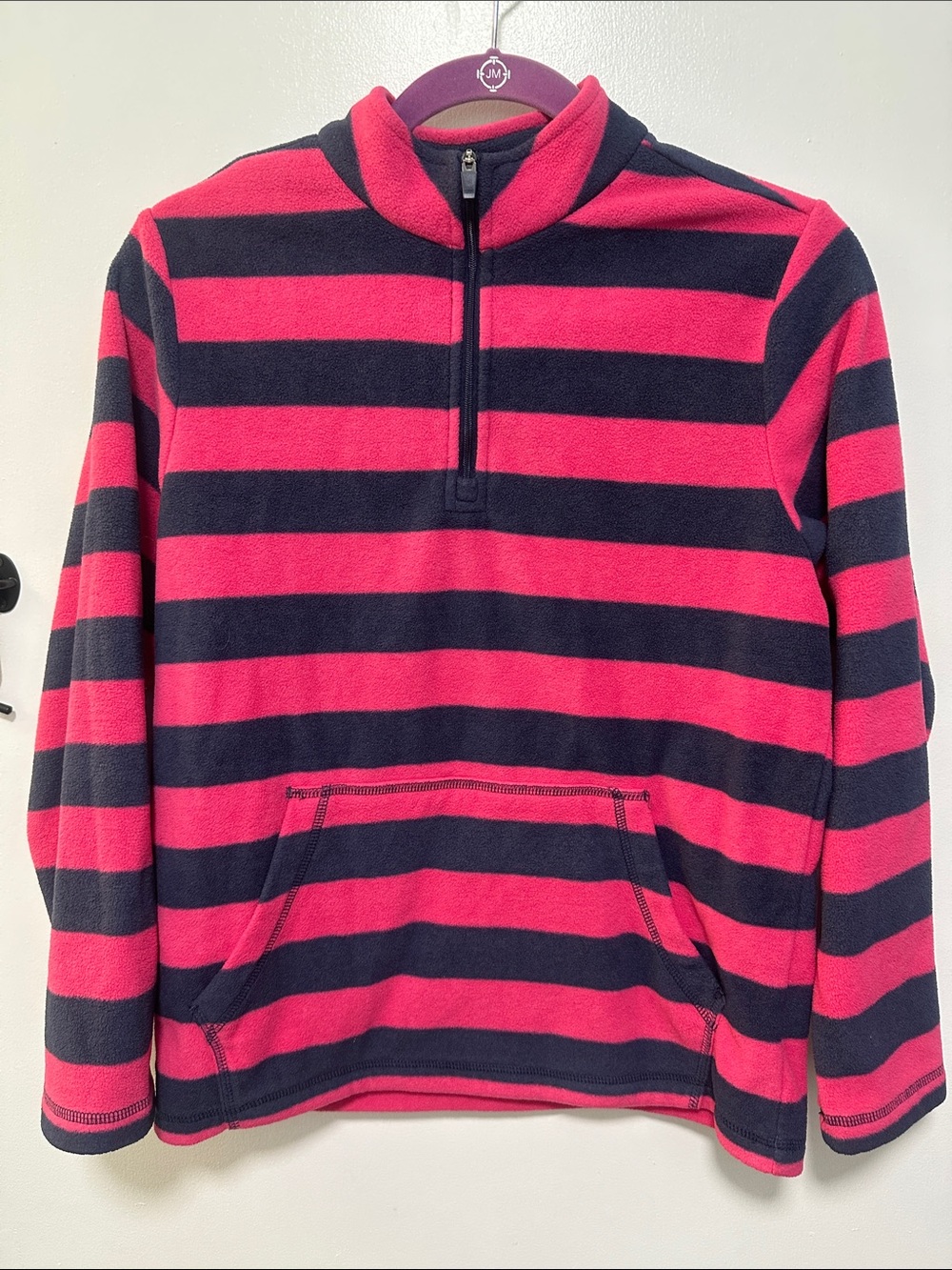 Girls Hanna Andersson half zip pullover size 12